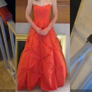 Blondie Nites Gown - Size 3 - Orange - Like New!